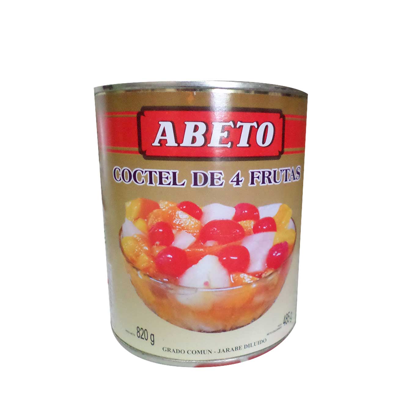 Cóctel de 4 frutas 850g ABETO 